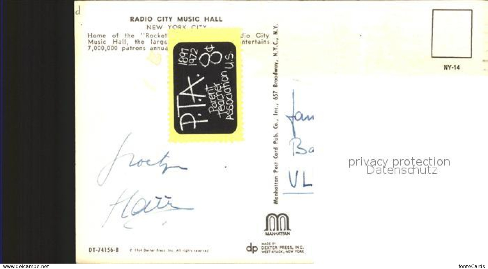 72320047 New_York_City Radio City Music Hall  - Autres & Non Classés