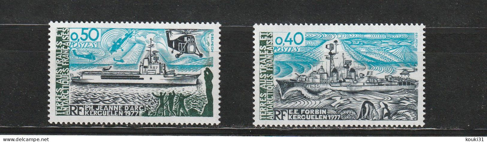 TAAF YT 74/5 ** : Navires Ravitailleurs - 1978 - Unused Stamps
