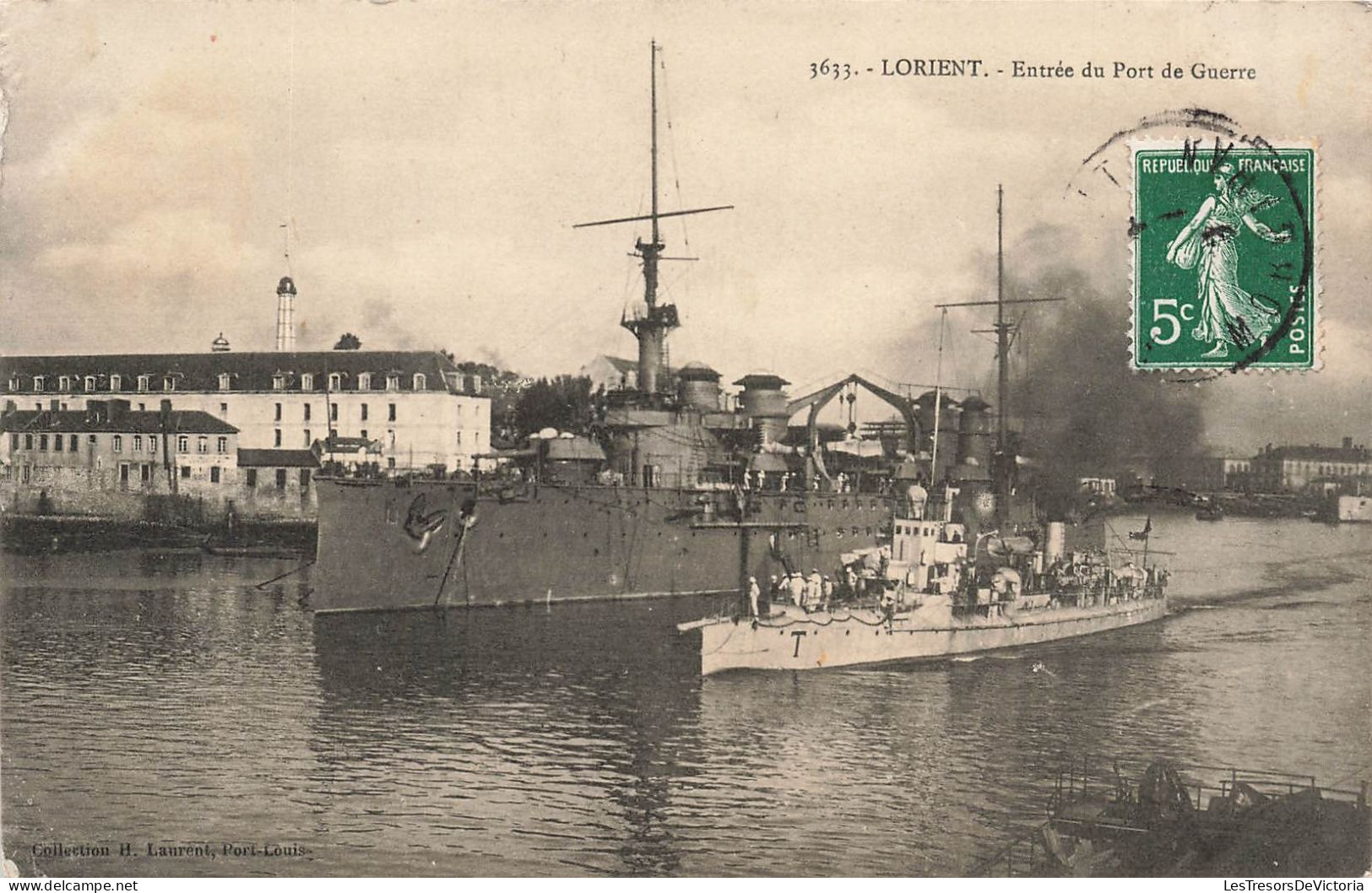 FRANCE - Lorient - Vue Sur L'entrée Du Port De Guerre - Bateaux - Vue Générale - Carte Postale Ancienne - Lorient