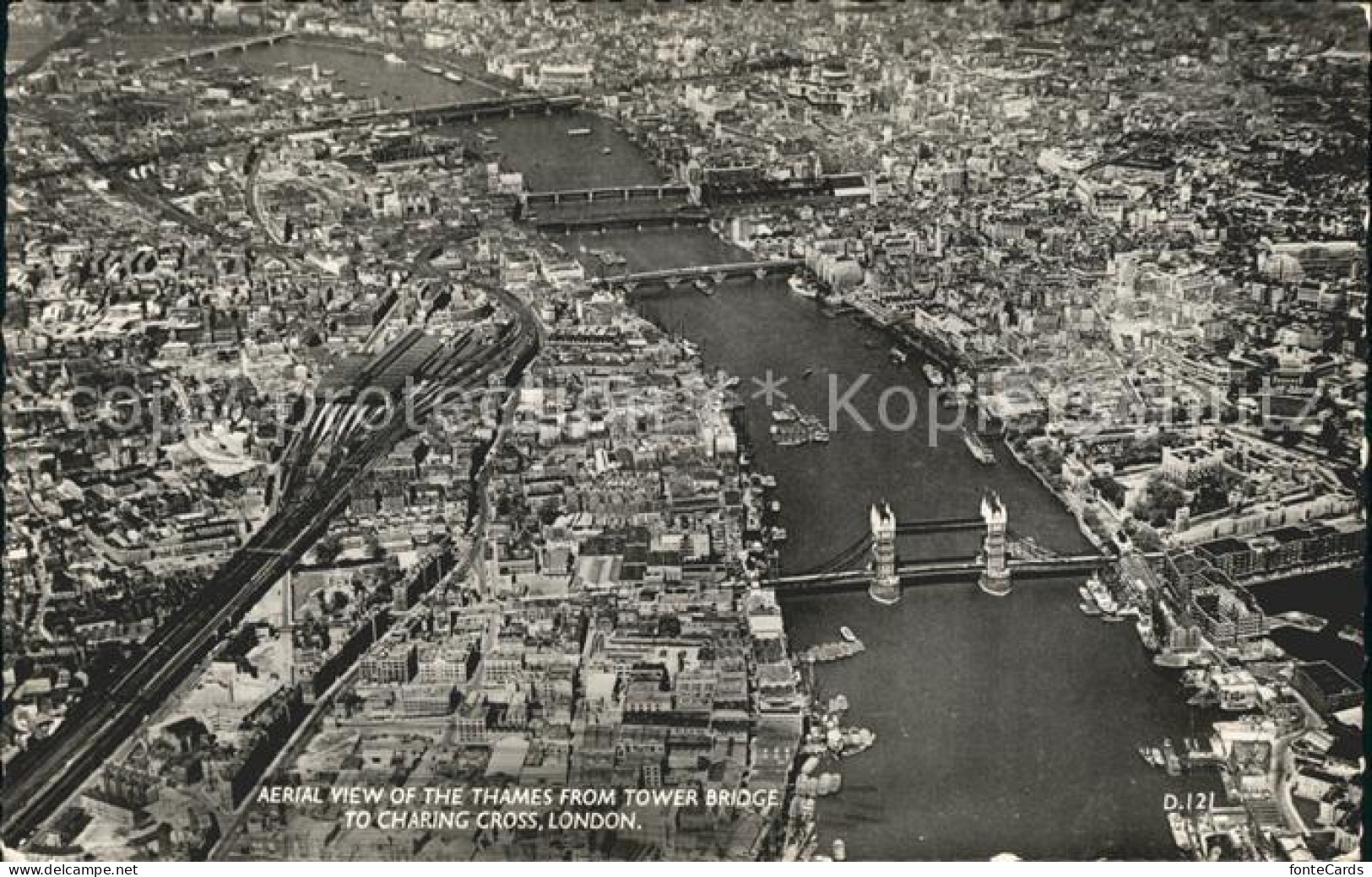 72316468 London Fliegeraufnahme Thames And Bridges - Other & Unclassified