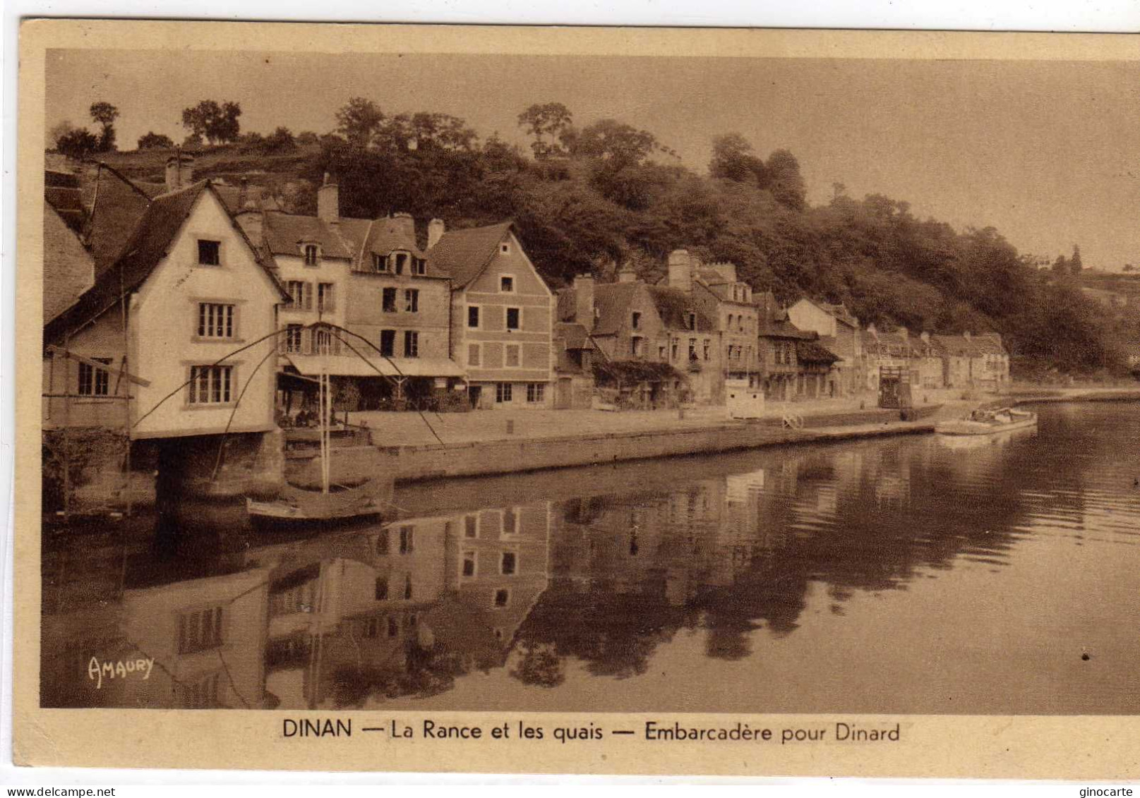 Dinan La Rance Et Les Quais Embarcadere - Dinan