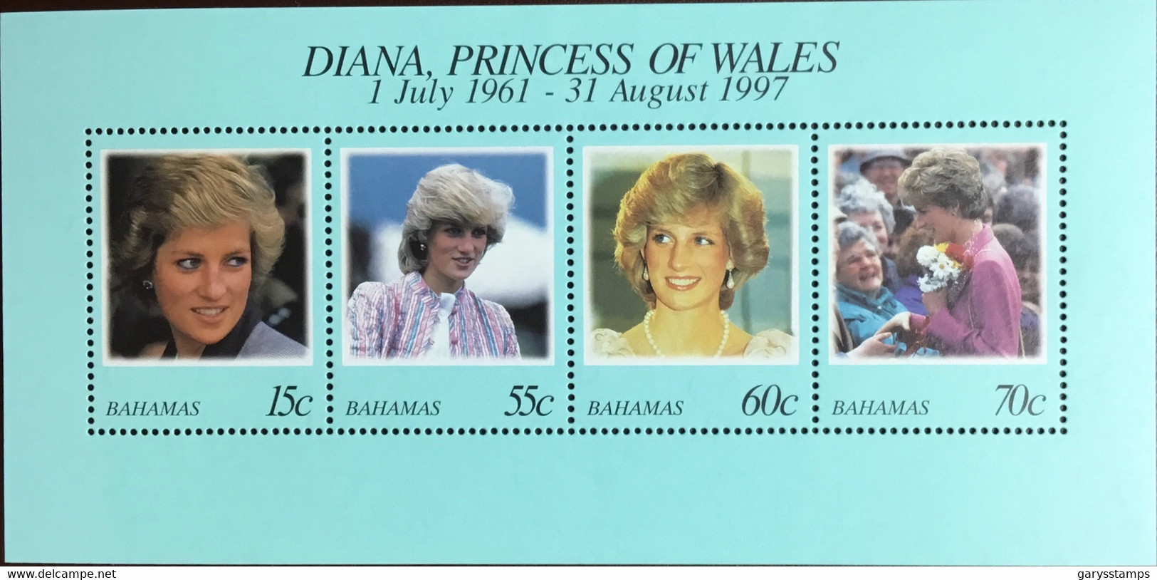 Bahamas 1998 Diana Minisheet MNH - Bahamas (1973-...)