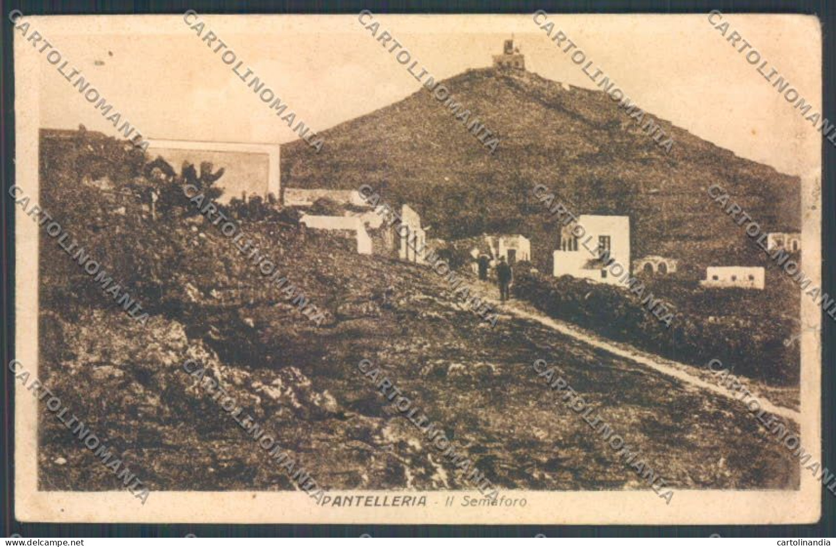 Trapani Pantelleria STRAPPINI PIEGHINE Cartolina ZB9296 - Trapani