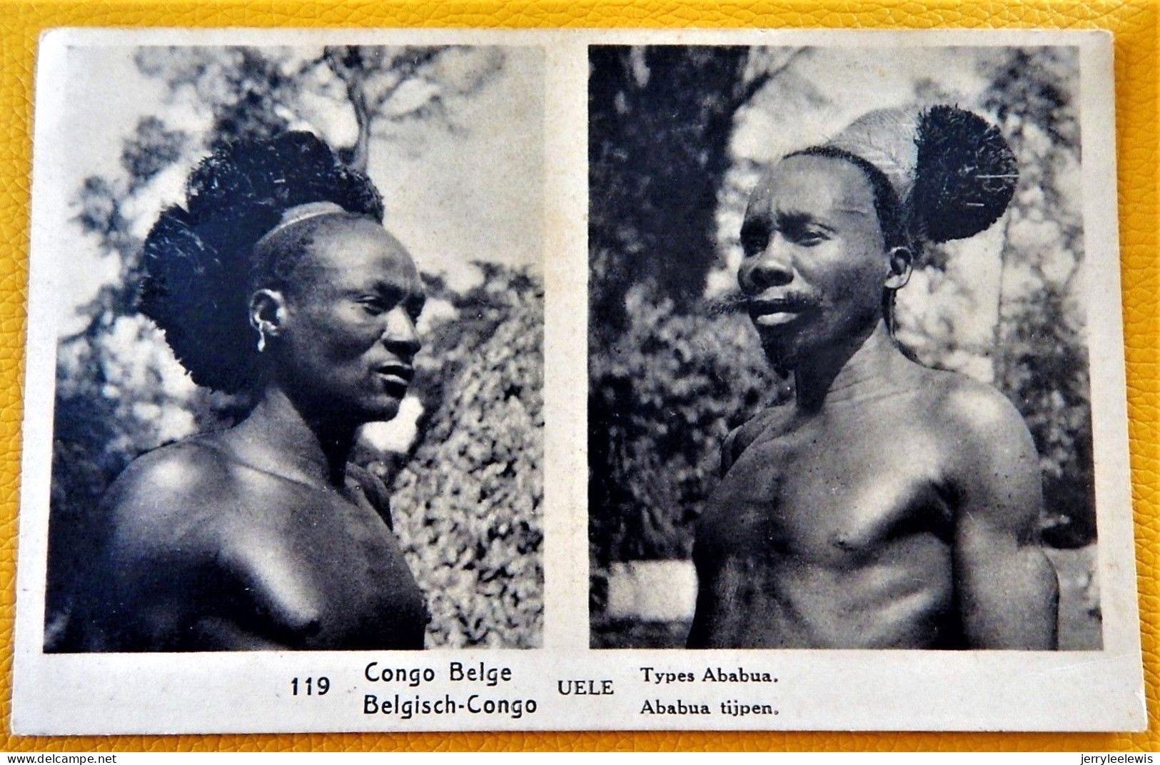 CONGO BELGE  - BELGISCH CONGO -  UELE  -  Types Ababua  -   Ababua Typen - Congo Belga