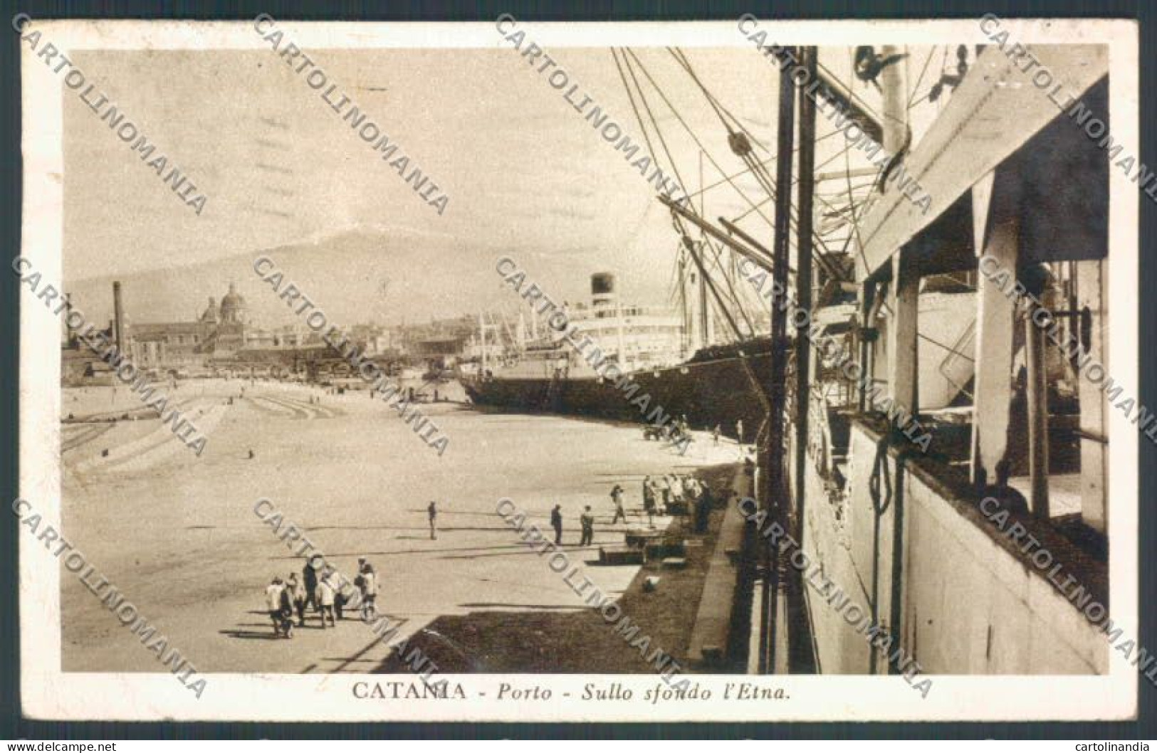 Catania Città Porto Cartolina ZB9062 - Catania
