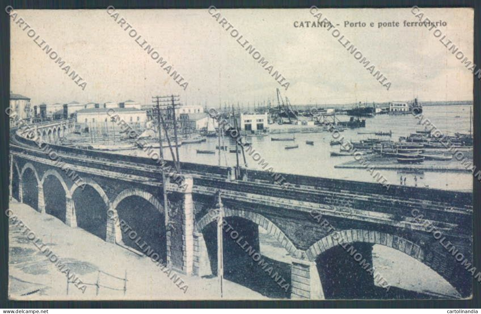 Catania Città Porto Cartolina ZB9036 - Catania