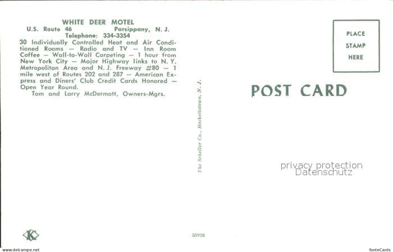 72314043 Parsippany White Deer Motel - Other & Unclassified