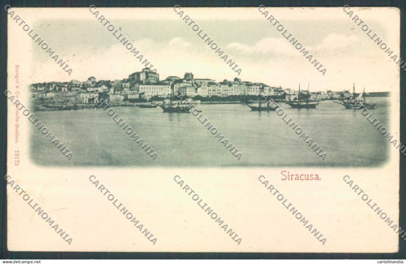 Siracusa Città PIEGA Cartolina ZB8700 - Siracusa