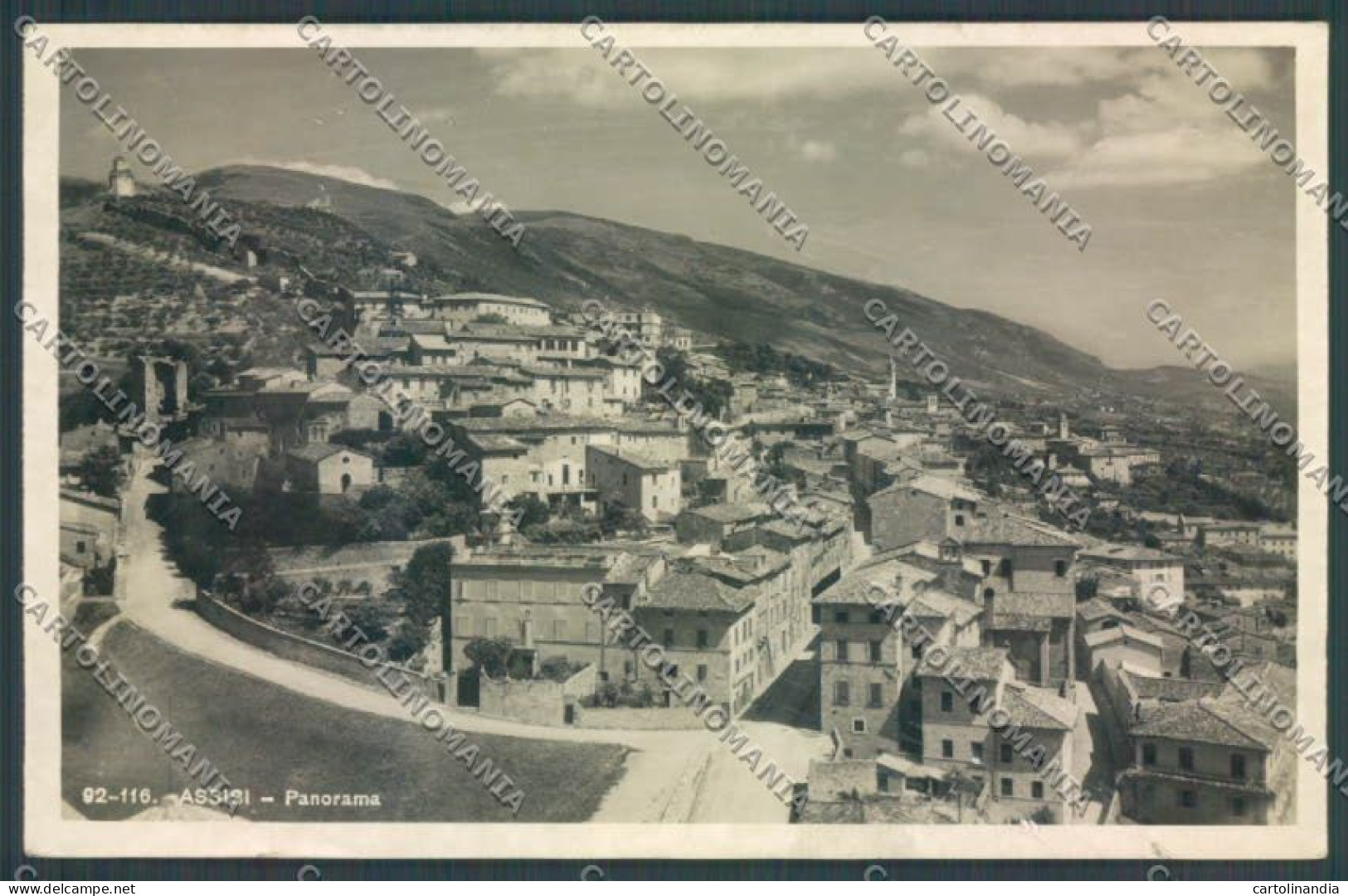 Perugia Assisi PIEGHINA Foto Cartolina ZB8648 - Perugia