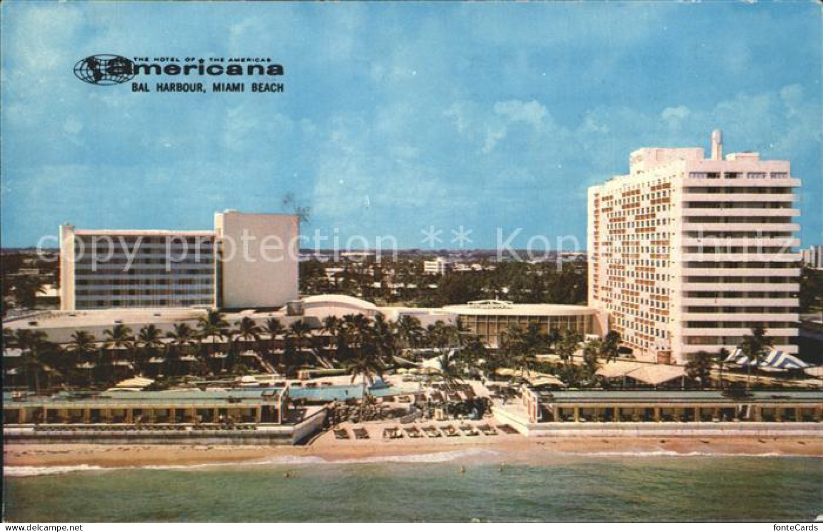 72311711 Bal_Harbour Hotel Americana Beach Aerial View - Other & Unclassified