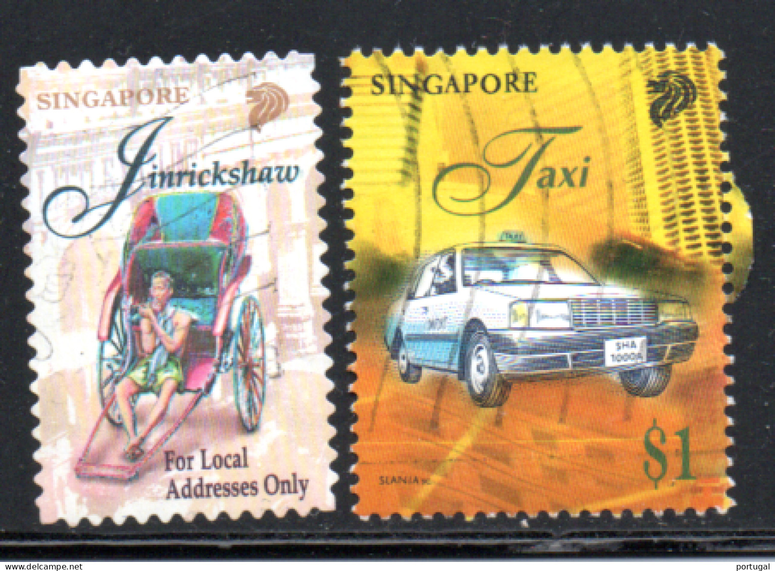 Singapour  (2 Timbres ) - OBLITERE - Singapur (1959-...)