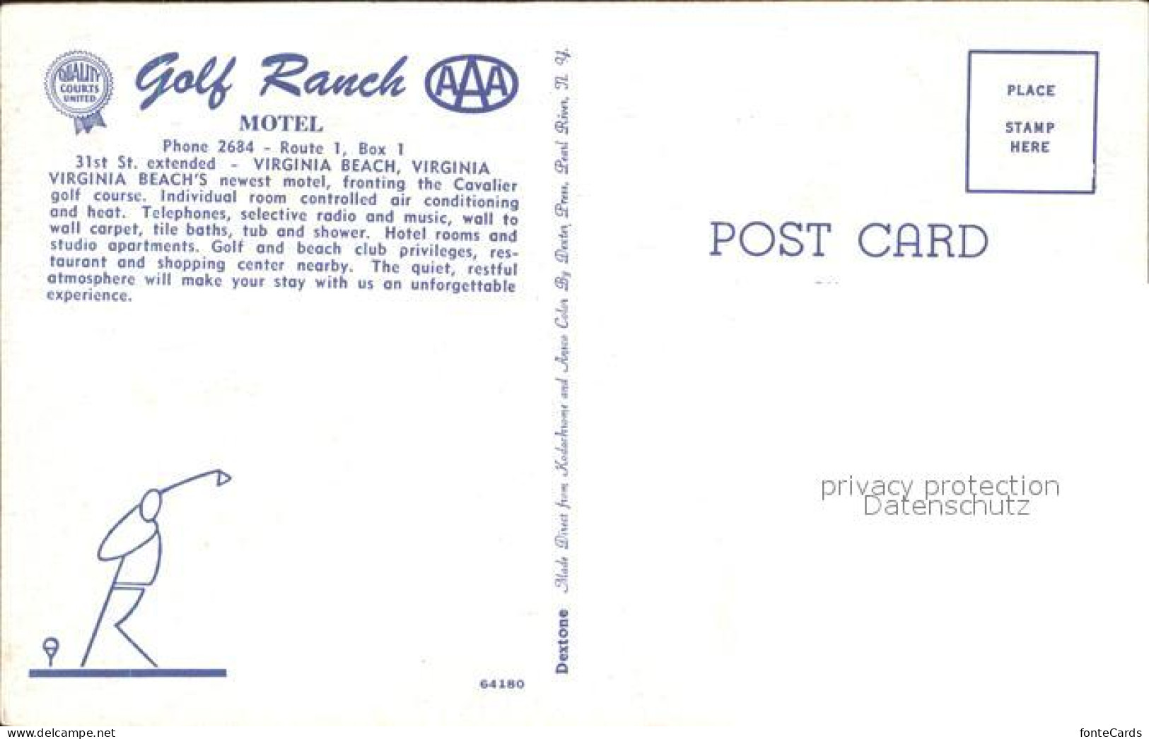 72311289 Virginia_Beach Golf Ranch Motel Fliegeraufnahme - Autres & Non Classés