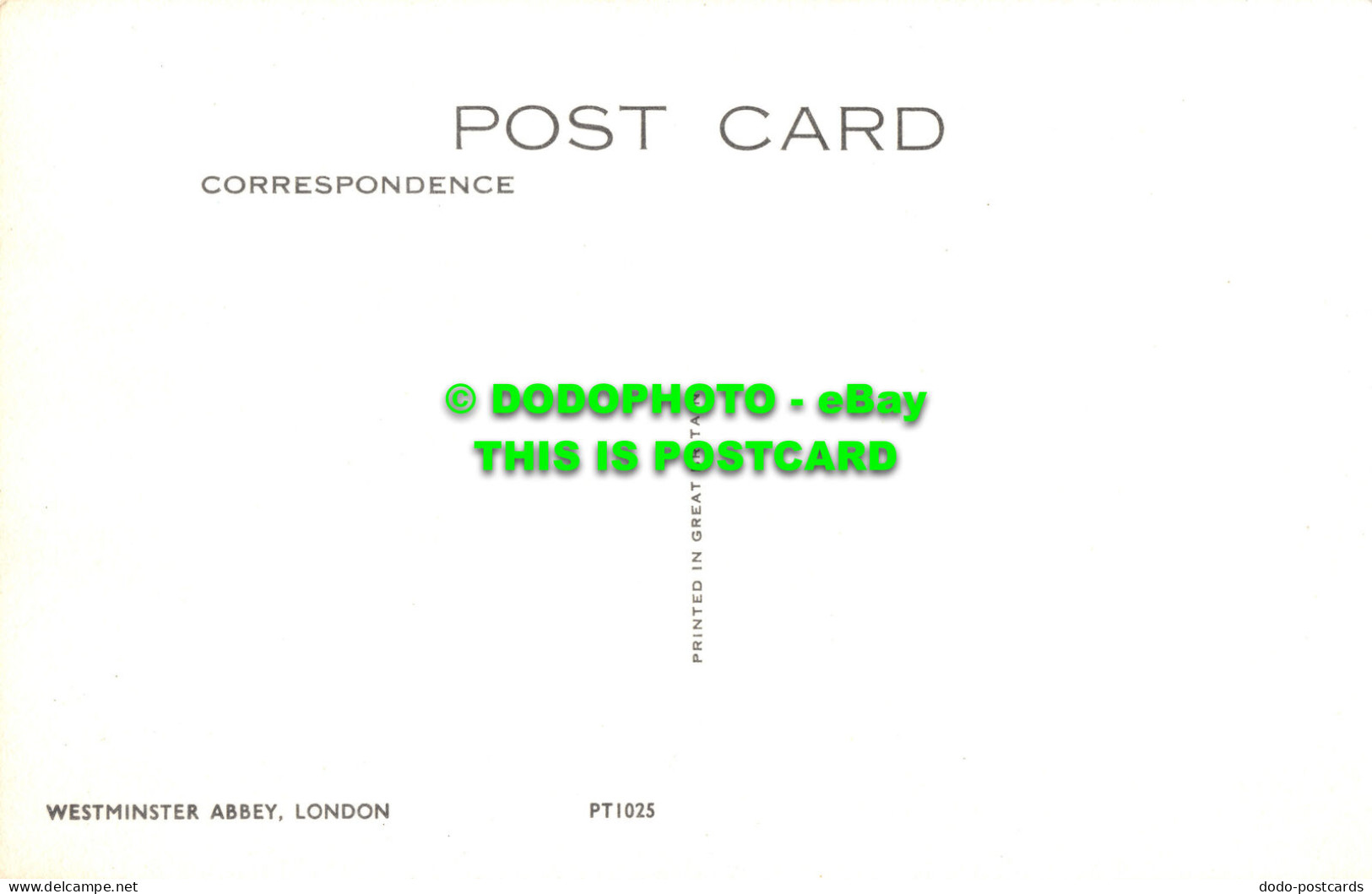 R485777 London. Westminster Abbey. Postcard - Altri & Non Classificati