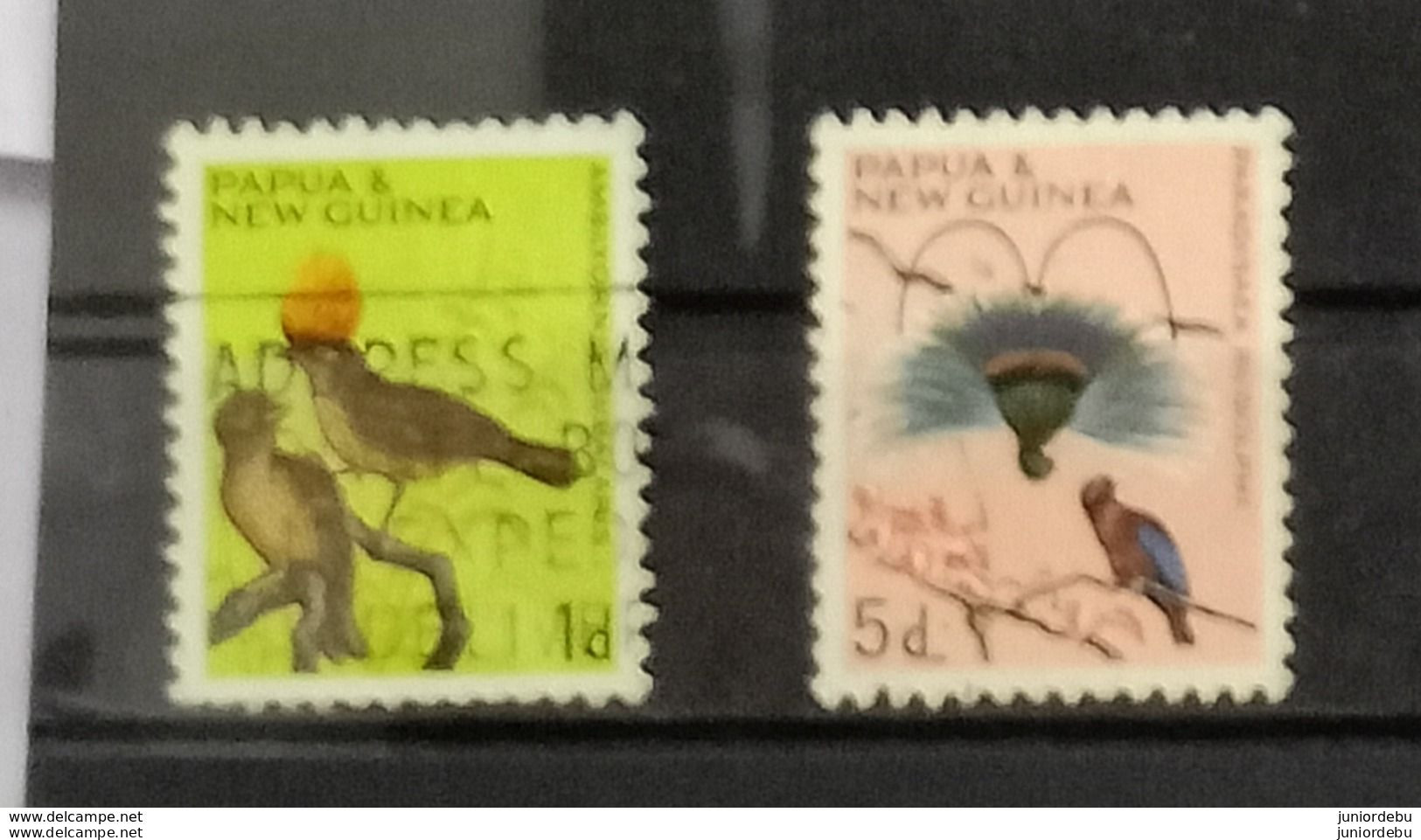 Papua New Guinea -  1964  Birds  - 2 Diff - USED. ( D) - Condition As Per Scan. ( OL 03/04/2020) - Papua New Guinea