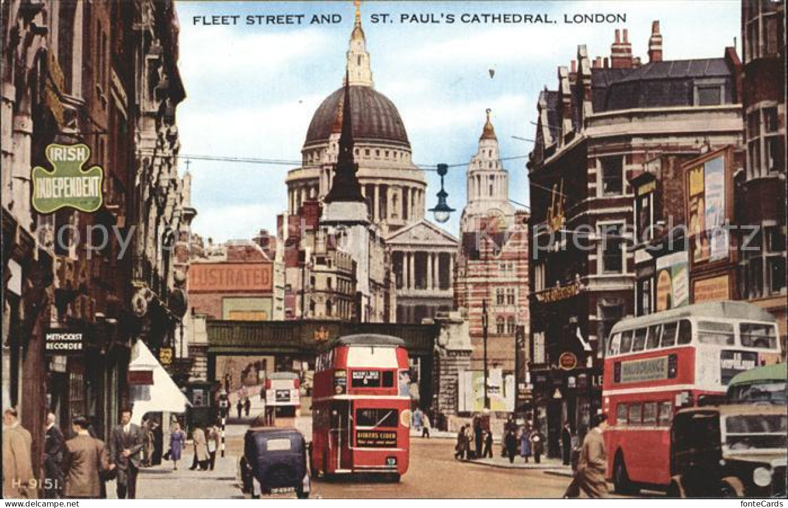 72311253 London Fleet Street St. Pauls Cathedral  - Altri & Non Classificati