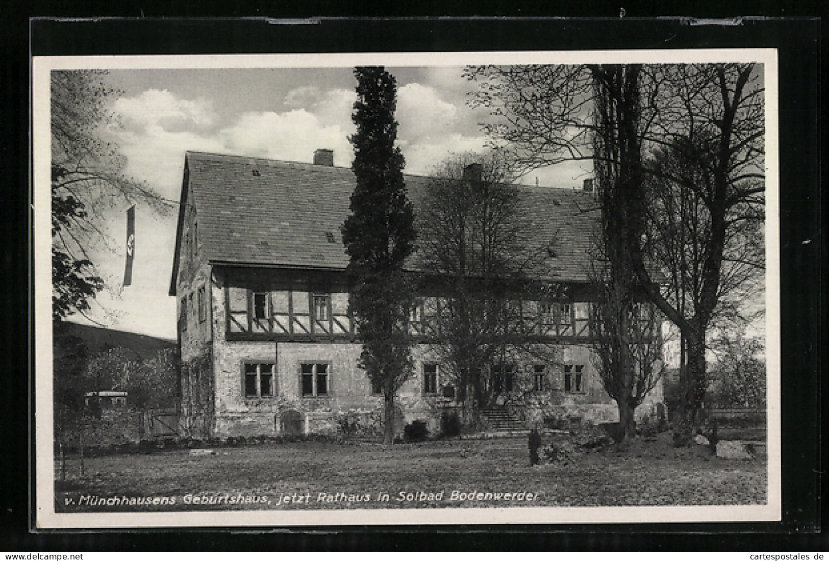 AK Bodenwerder A. D. W., Münchhausens Geburtshaus  - Bodenwerder