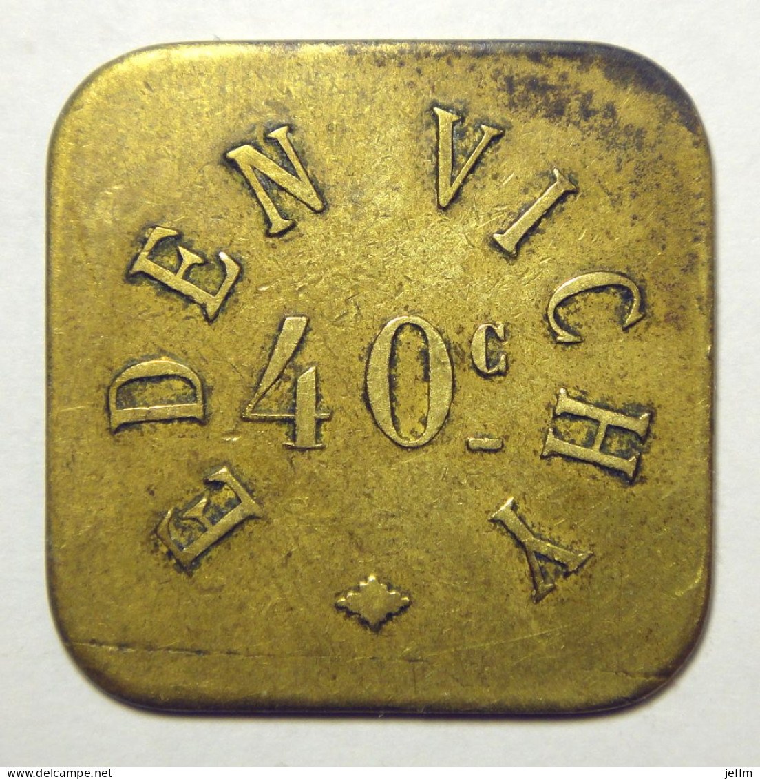 Vichy - Eden - 40 Centimes - Monétaires / De Nécessité