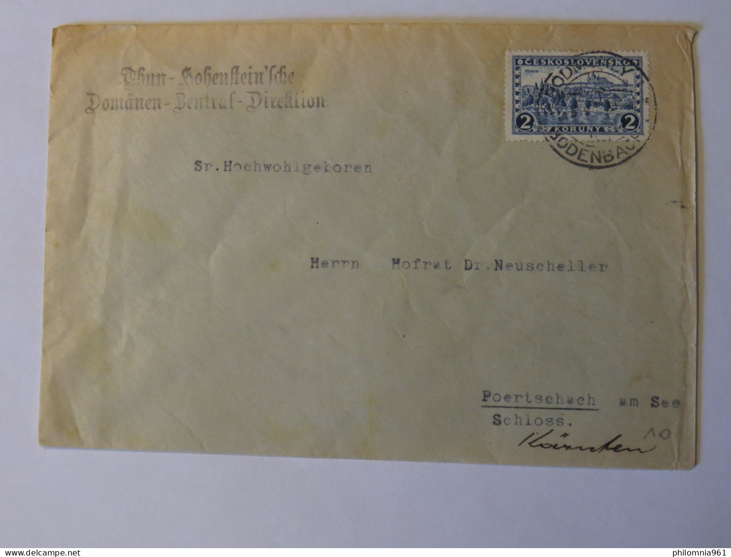 CZECHOSLOVAKIA OLD COVER - Other & Unclassified