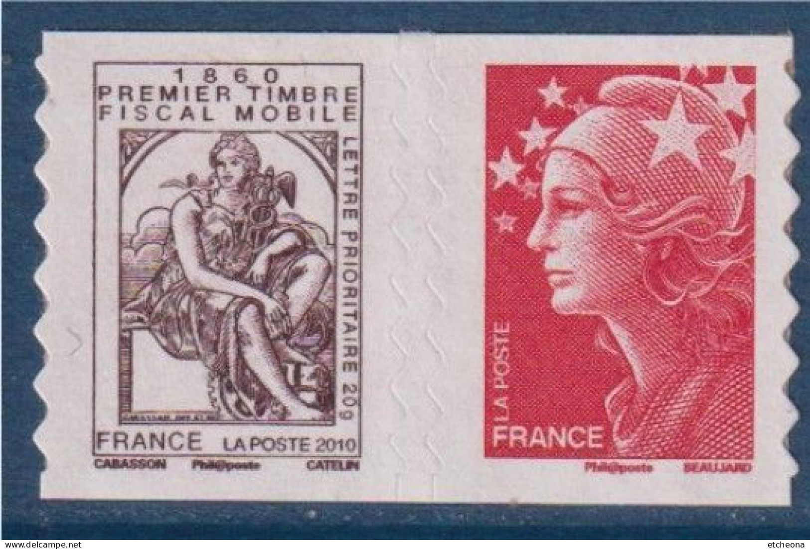 Issus CARNET X12, Paire Marianne De Beaujard Et Type Cabasson, TVP Pour Le France -20g N°P507 (507 Et 175) Neuf - Andere & Zonder Classificatie