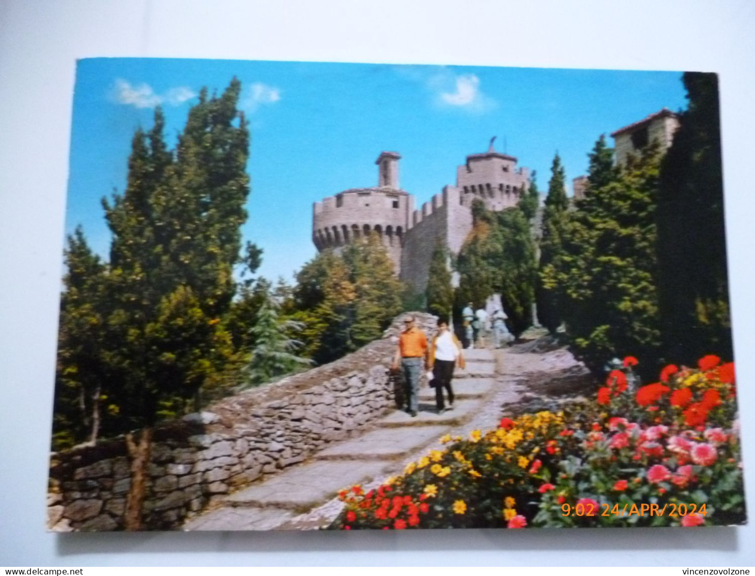 Cartolina Viaggiata "REPUBBLICA DI S. MARINO La Rocca" 1966 - San Marino