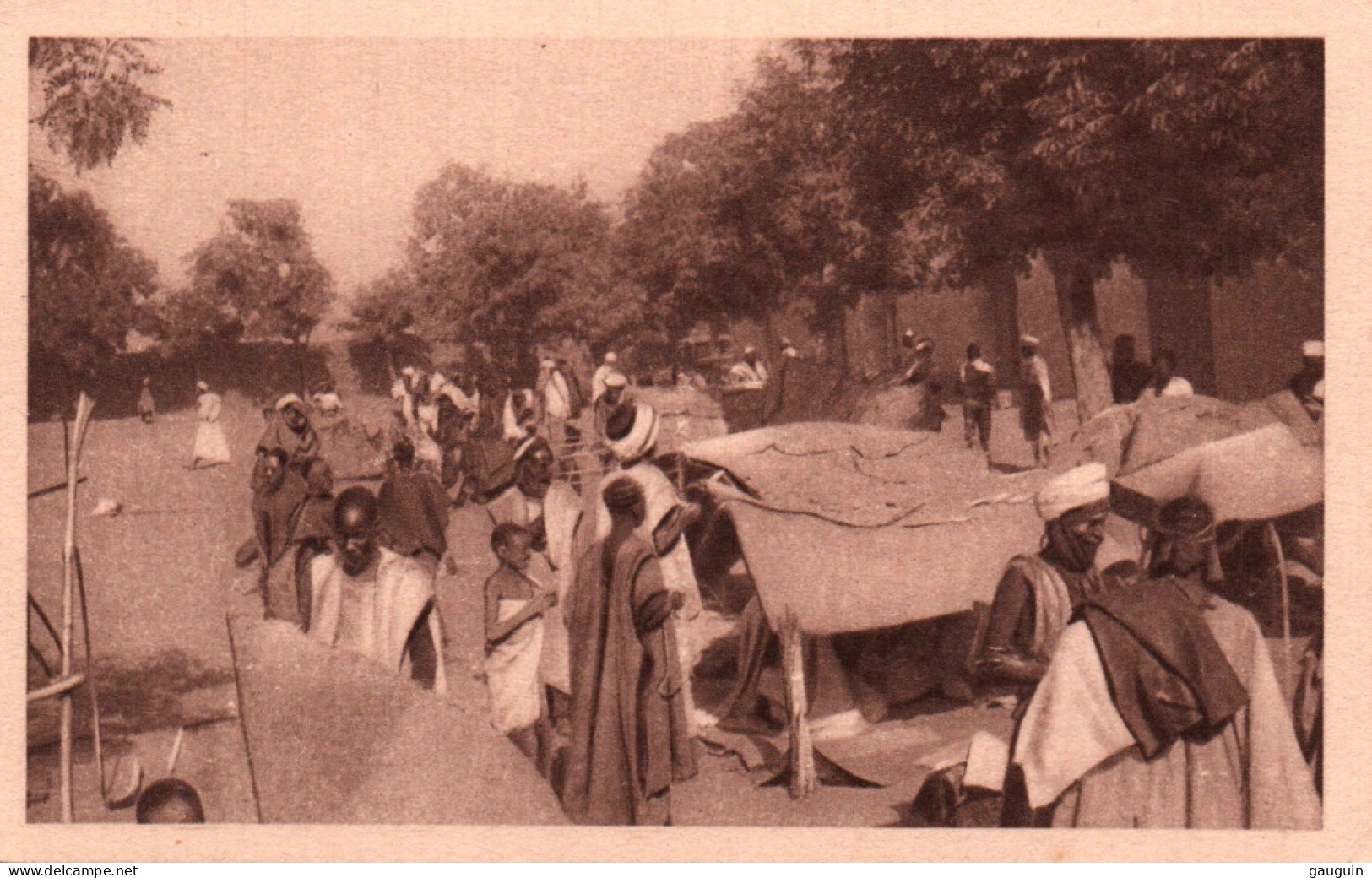 CPA - GAO - La Place Du Marché - Edition Héliogravure - Malí