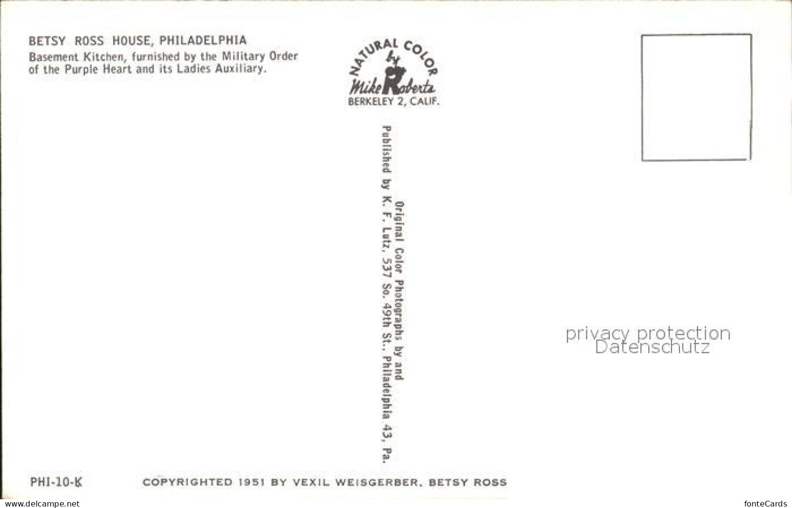 72308894 Philadelphia Pennsylvania Betsy Ross House Basement Kitchen Philadelphi - Other & Unclassified