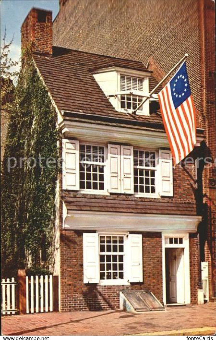 72308893 Philadelphia Pennsylvania Betsy Ross House Birthplace Of Old Glory Phil - Autres & Non Classés