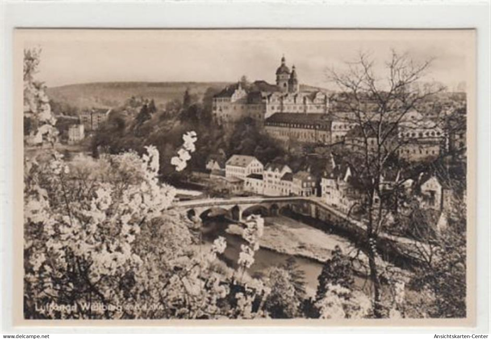 39095005 - Weilburg An Der Lahn. Teilansicht Mit Schloss Ungelaufen  Gute Erhaltung. - Weilburg