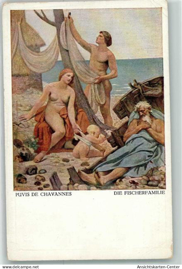 39436305 - Sign.de Chavannes Puvis Die Fischerfamilie Verlag Bard Nr.122 - Lapinot