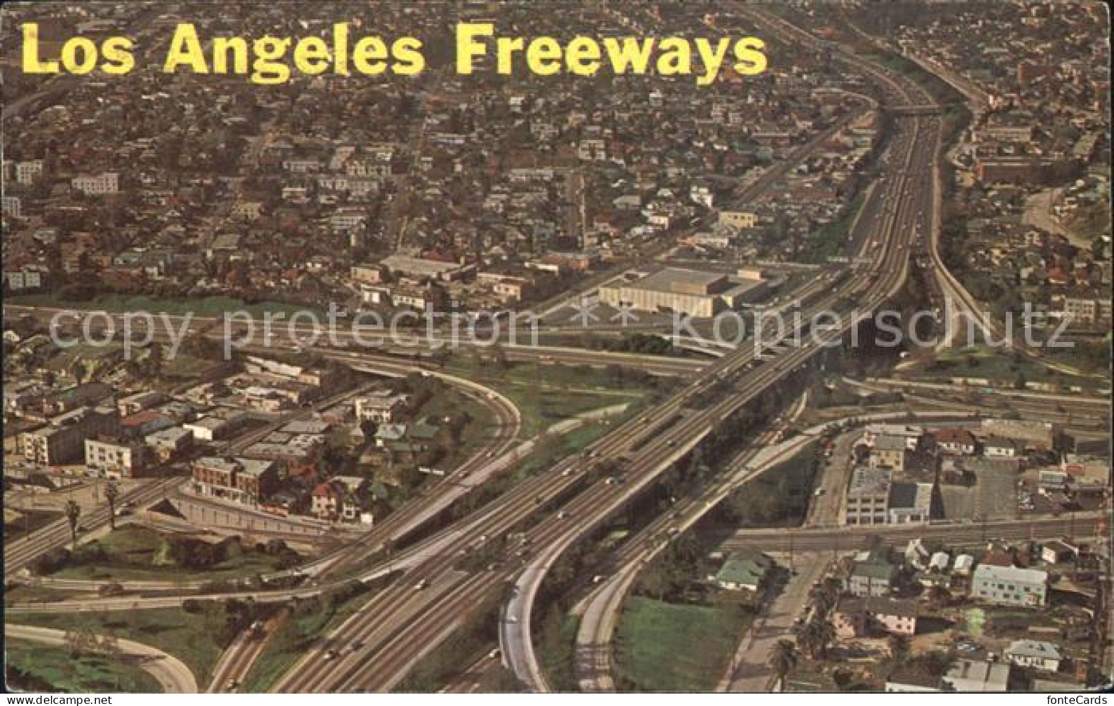 72306976 Los_Angeles_California Freeways Fliegeraufnahme - Andere & Zonder Classificatie