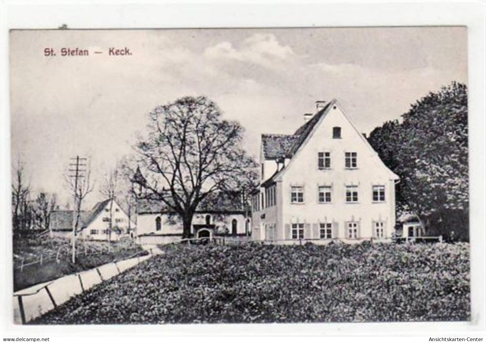 39002905 - Keck Bei Augsburg.  Sankt Stefan Gelaufen 1912. Gute Erhaltung. - Augsburg