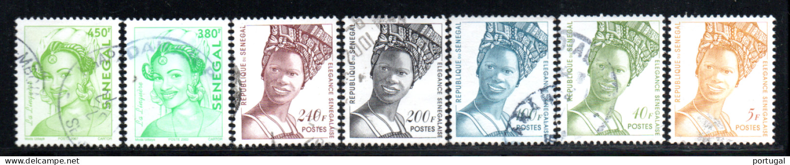 Sénégal  ( 7 Timbres ) - OBLITERE - Sénégal (1960-...)