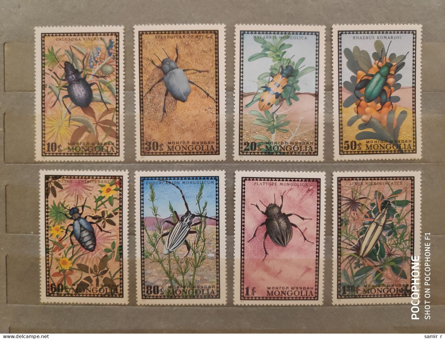 1972	Mongolia	Insects (F90) - Mongolie