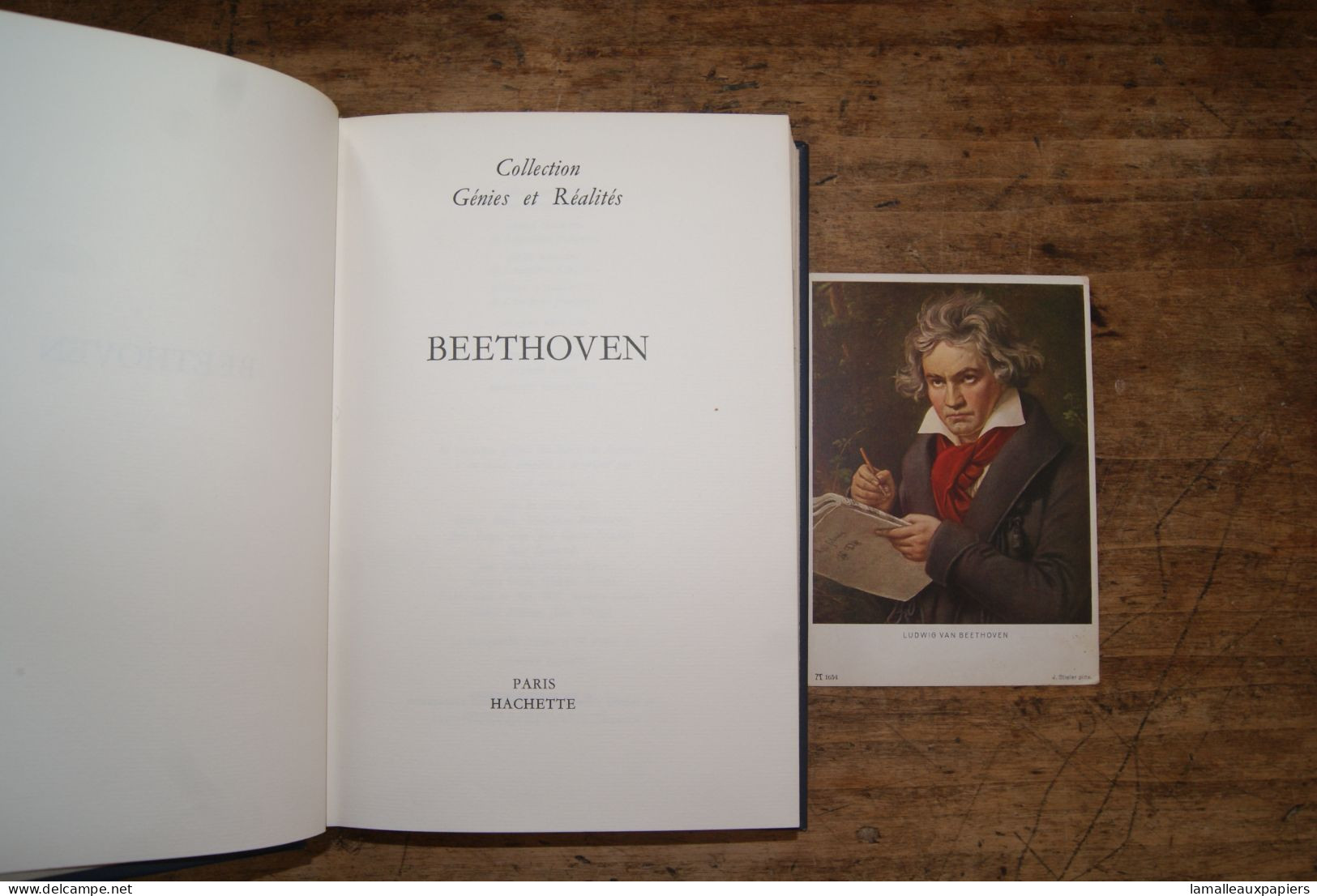 Livre "BEETHOVEN" Collection Génies Et Réalités 1961 - Musica