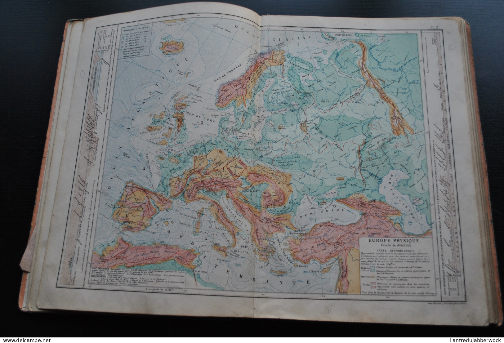 ALEXIS ATLAS DE GEOGRAPHIE PHYSIQUE ET POLITIQUE A L'USAGE DE L'ENSEIGNEMENT PRIMAIRE ET MOYEN 1875 2e Ed 25 CARTES RARE