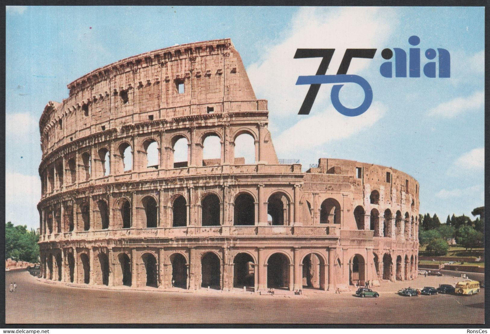 FOOTBALL - ITALIA ROMA 1987 - ASSOCIAZIONE ITALIANA ARBITRI - 75° ANNIVERSARIO FONDAZIONE - CARTOLINA UFFICIALE N. 2 - A - Autres & Non Classés