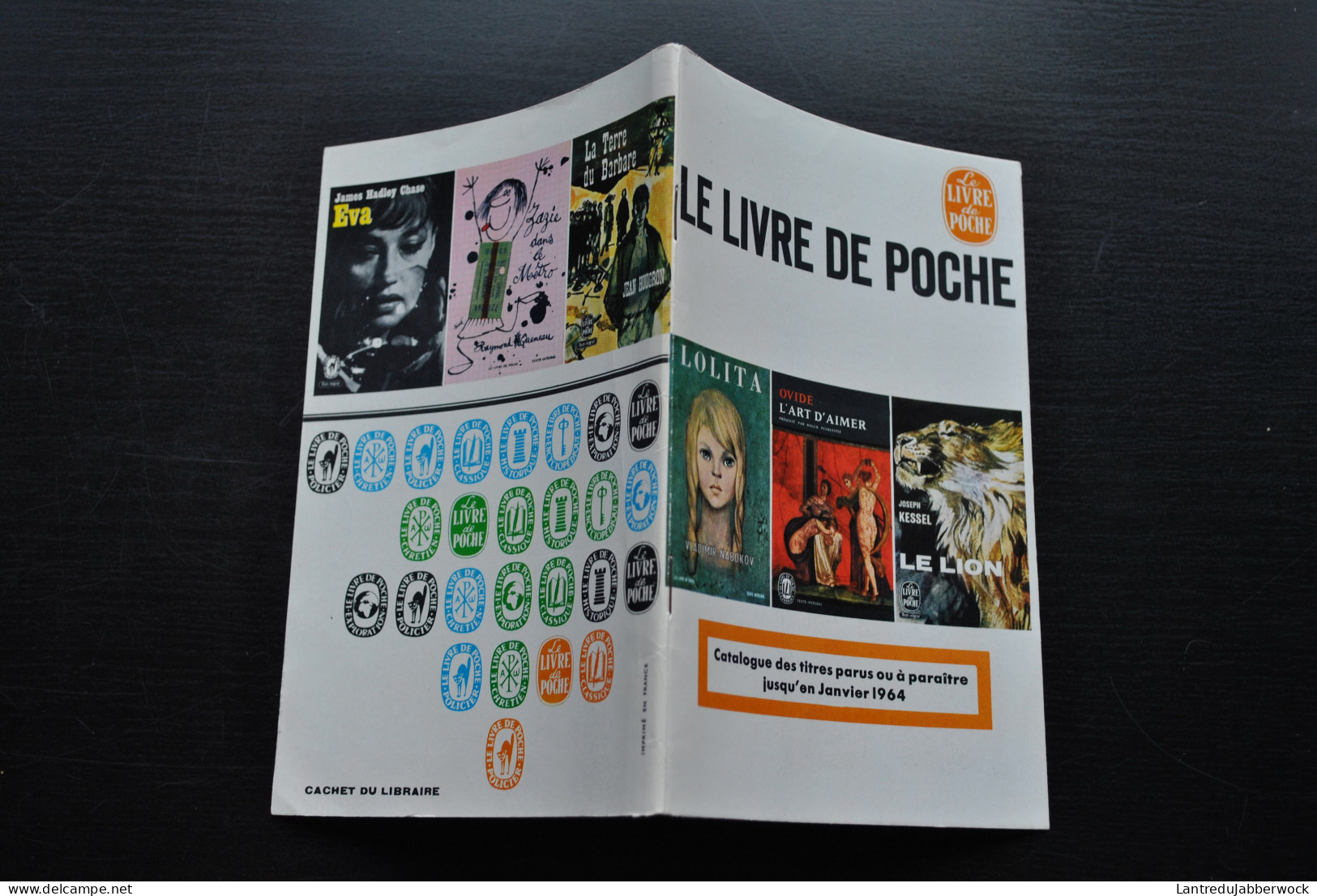 LE LIVRE DE POCHE CATALOGUE DES TITRES PARUS OU A PARAITRE JUSQU'EN JANVIER 1964 - Sans Cachet De Libraire TBE RARE - Sonstige & Ohne Zuordnung