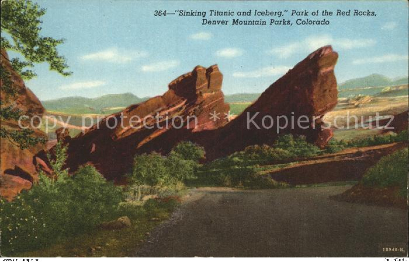 72306081 Colorado_US-State Denver Mountain Parks Sinking Titanic And Iceberg Roc - Sonstige & Ohne Zuordnung