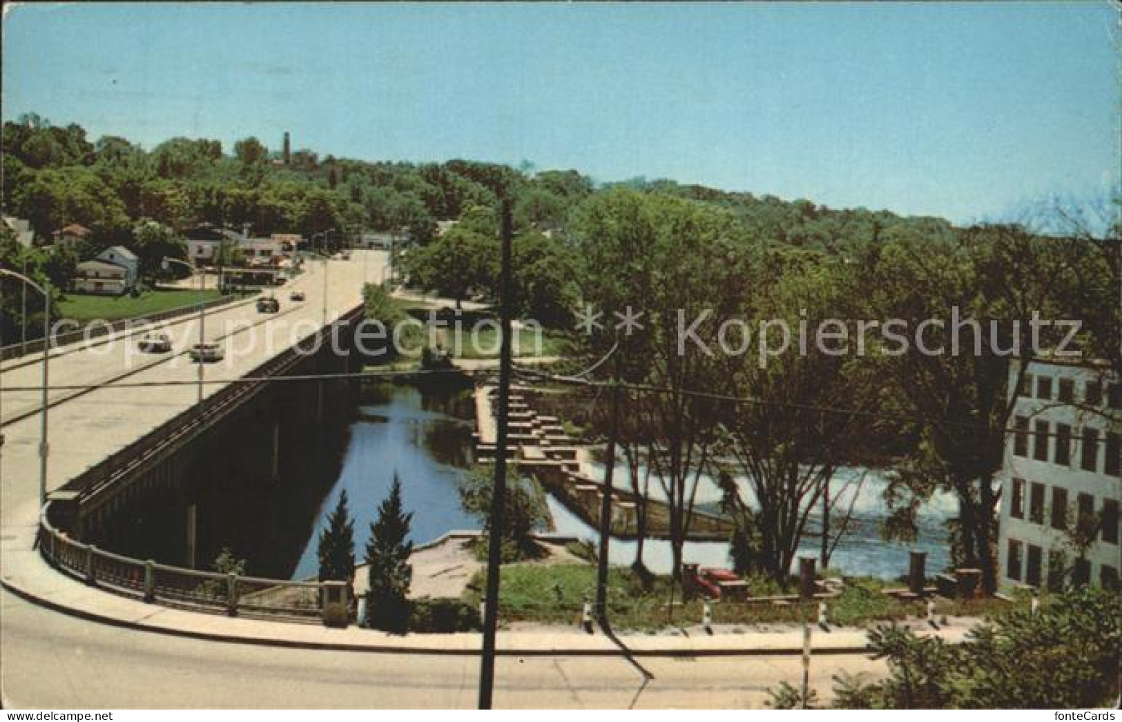 72305934 Newaygo Bridge Over The Muskegon River - Altri & Non Classificati