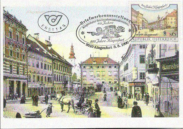 AUTRICHE Carte Maximum Num.yvert 2015 KLAGENFURT - Cartoline Maximum