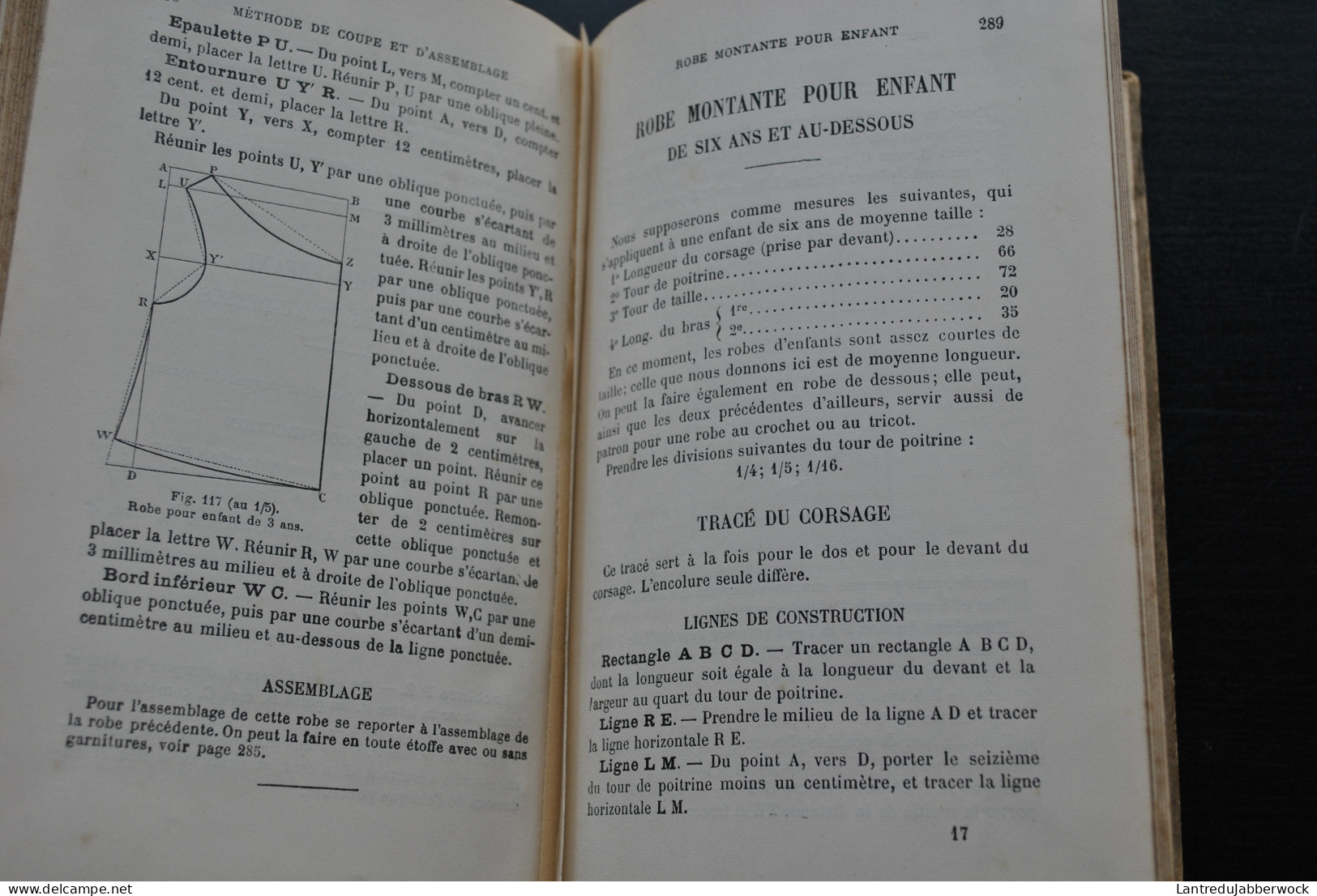 SCHEFER METHODE DE COUPE ET D'ASSEMBLAGE POUR ROBES DE FEMMES VETEMENTS D'ENFANTS TROUSSEAU ET LAYETTE DELAGRAVE 1898 - Knutselen / Techniek