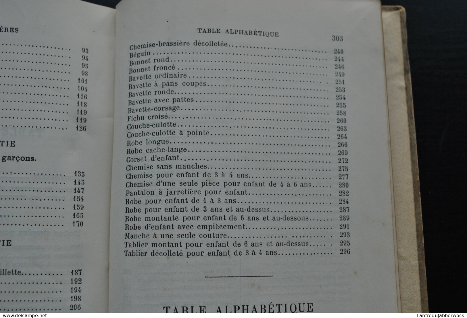 SCHEFER METHODE DE COUPE ET D'ASSEMBLAGE POUR ROBES DE FEMMES VETEMENTS D'ENFANTS TROUSSEAU ET LAYETTE DELAGRAVE 1898