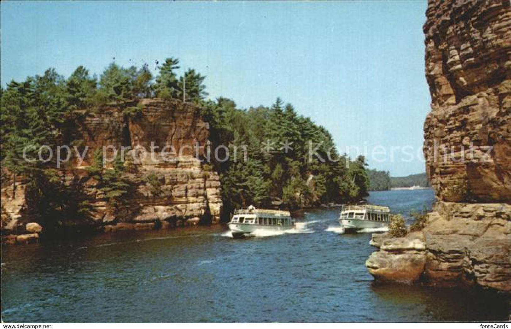 72304173 Wisconsin_Dells Jaws Of The Dells Aussichtsboote Upper Dells - Autres & Non Classés