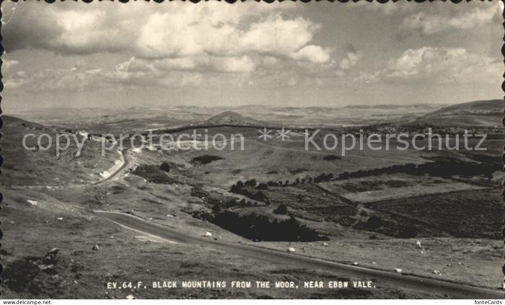 72304104 Ebbw Vale Blaenau Gwent Black Mountains From The Moor  - Autres & Non Classés