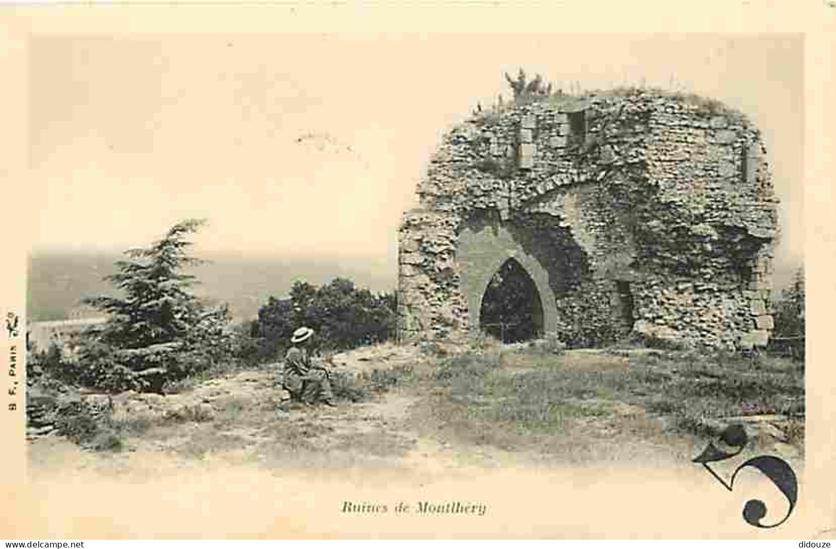 91 - Montlhéry - Ruines De Montlhéry - Animé - CPA - Voir Scans Recto-Verso - Montlhery