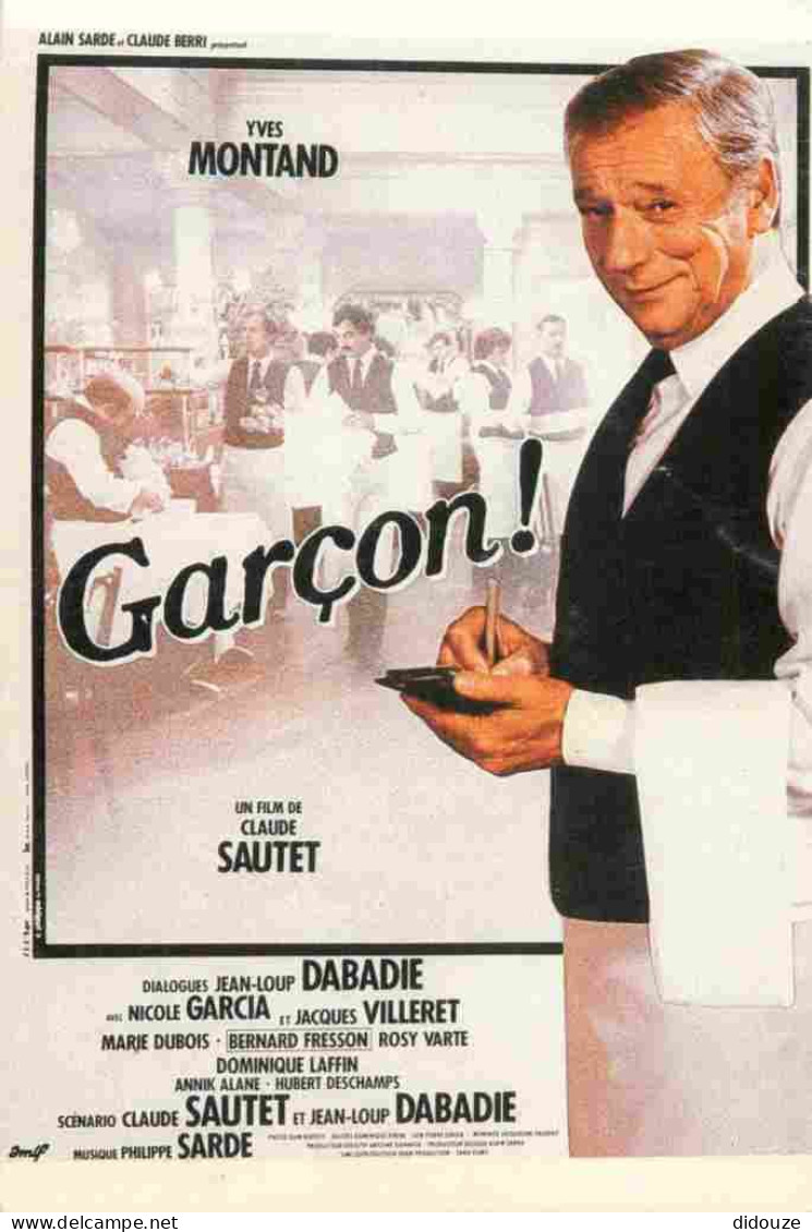 Cinema - Affiche De Film - Garçon - Yves Montand - CPM - Carte Neuve - Voir Scans Recto-Verso - Posters On Cards