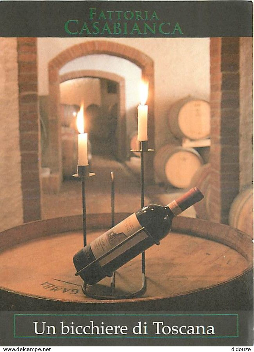 Vignes - Toscana - Fattoria Casabianca - Un Bicchiere Diu Toscana - Bouteille De Vin - CPM - Carte Neuve - Voir Scans Re - Viñedos