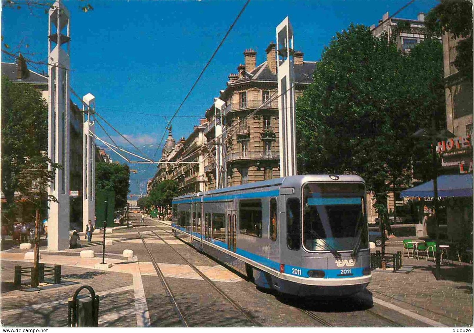 Trains - Tramways - Grenoble - Avenue Alsace Lorraine Et Cours Jean-Jaurès - CPM - Voir Scans Recto-Verso - Strassenbahnen