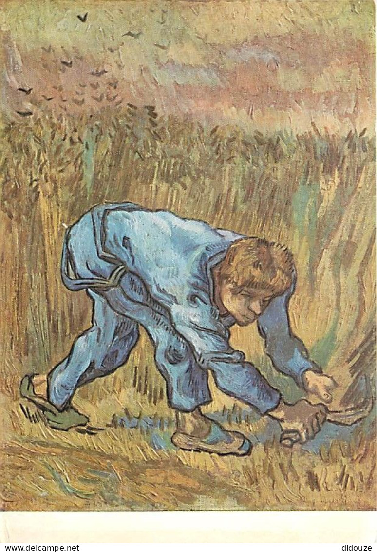 Art - Peinture - Vincent Van Gogh - Le Moissonneur - The Reaper - De Maaier, St. Remy 1889 - CPM - Carte Neuve - Voir Sc - Peintures & Tableaux