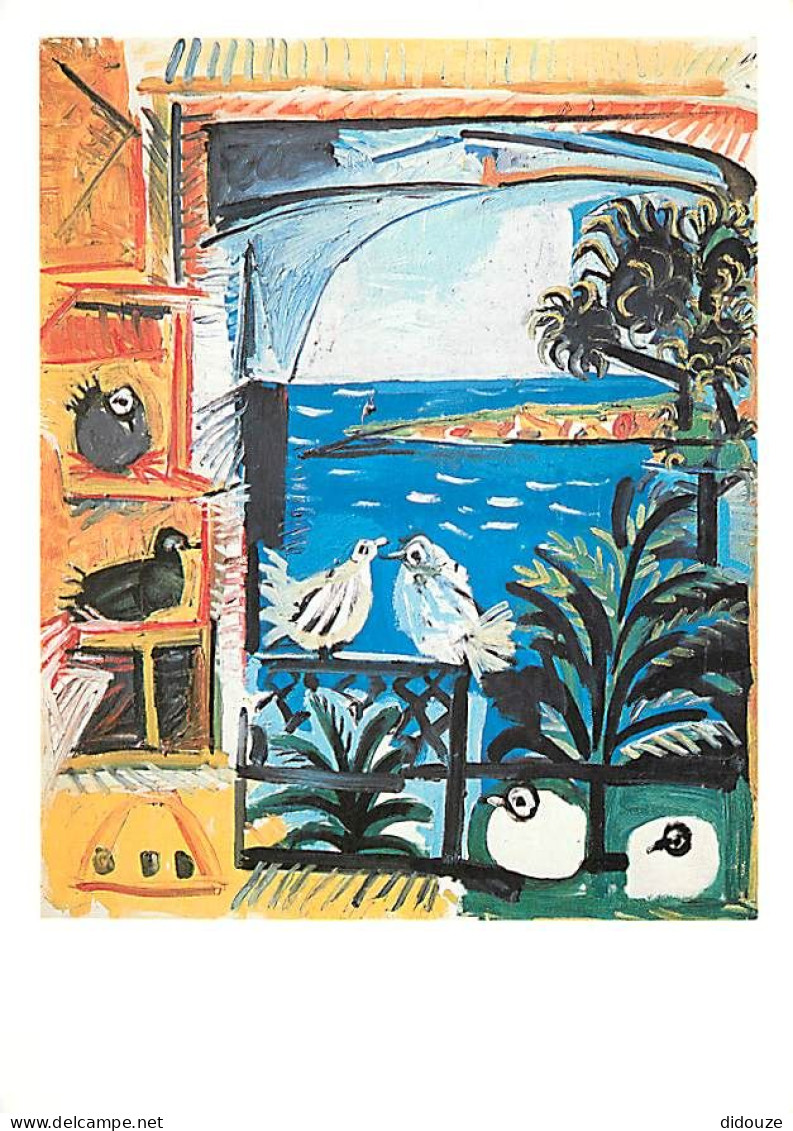 Art - Peinture - Pablo Picasso - Les Pigeons - The Pigeons - Die Tauben - CPM - Voir Scans Recto-Verso - Peintures & Tableaux